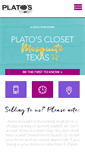 Mobile Screenshot of platosclosetmesquite.com